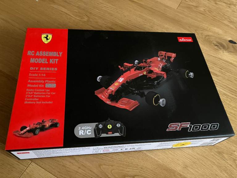 Brand new Rastar Ferrari SF1000 RC Assembly Model Kit 1:16 Scale F1 Formula One Car