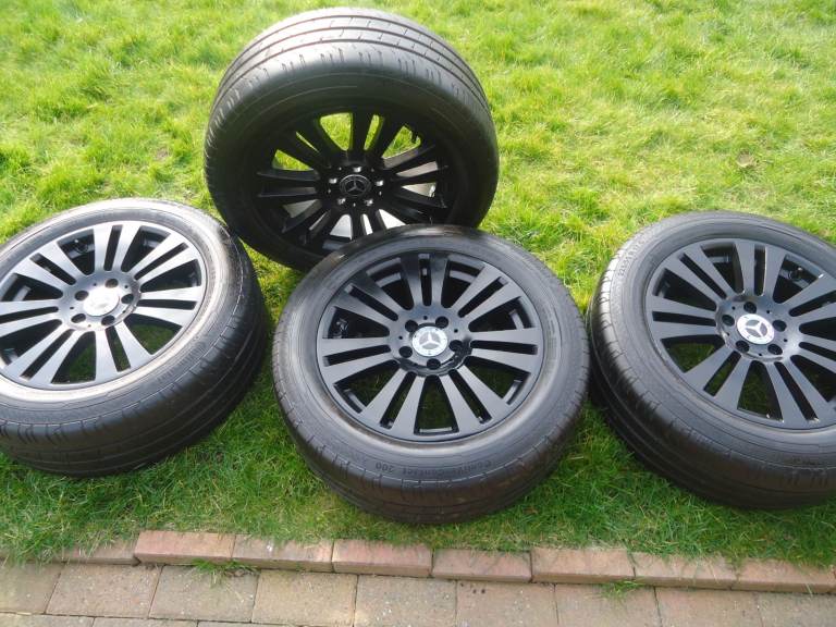 4x17 Genuine Mercedes Alloy Wheels and Tyres+TMPS Will FIT VITOVIANO PCD 5 x 112