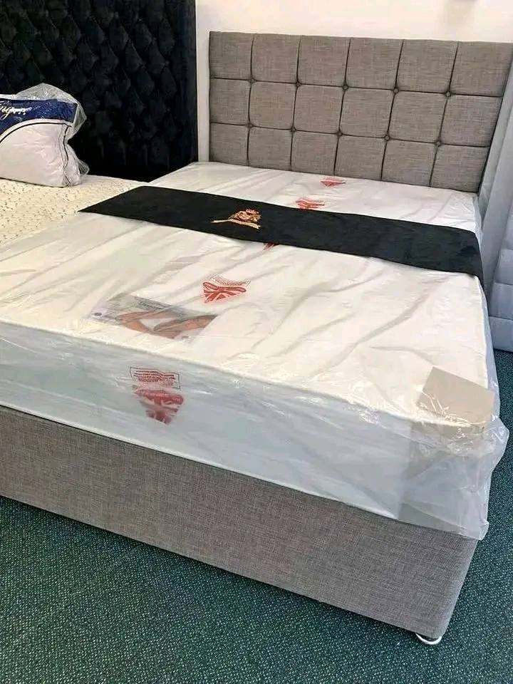 >>❤️Super Offer 🚛DIVAN Luxury 5FT King Size Bed Base 😘With Mattress & Storage Drawers 💥15% OFF