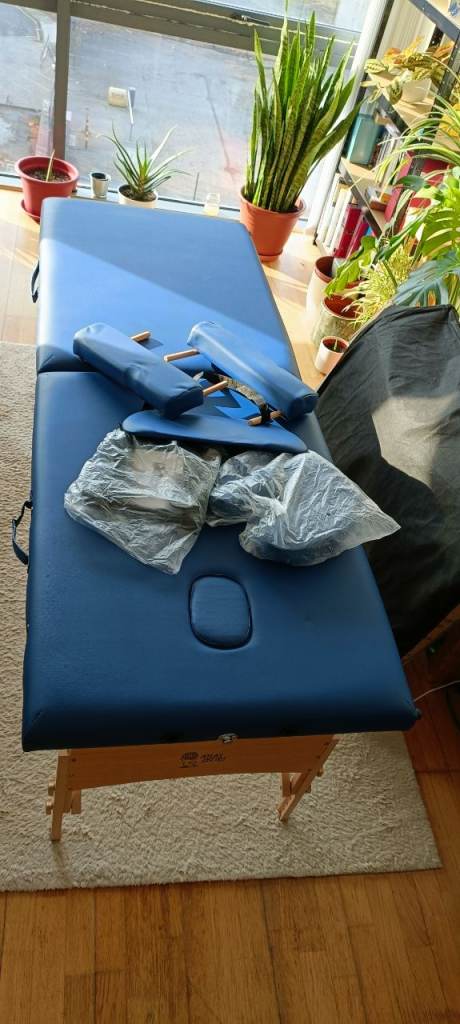Portable massage table 