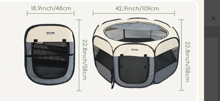 Nobleza pop up pets play pen