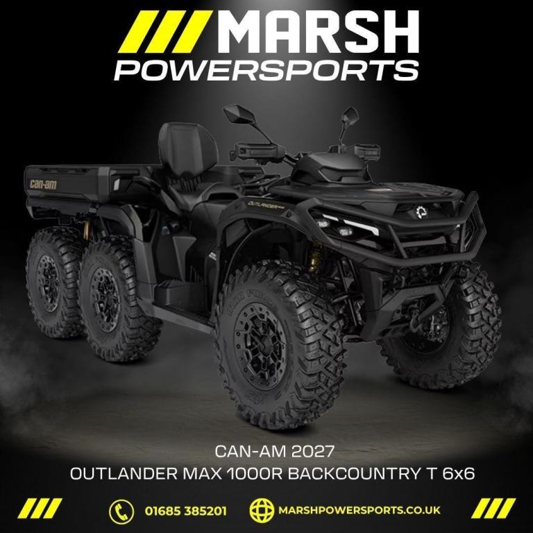 Can-Am Outlander MAX 1000R BackCountry T 6x6 2027 - Can-Am Dealer - Order Now!