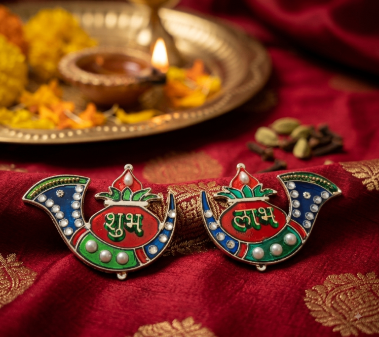 Decorative Shubh Labh – Multicoloured