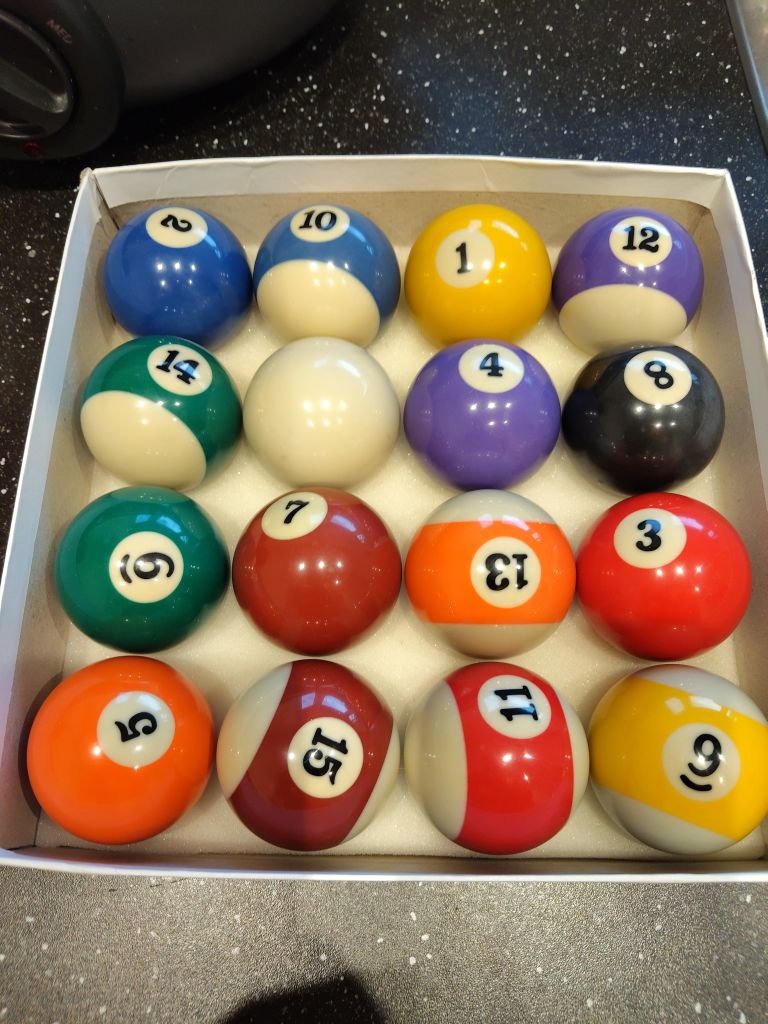 Pool Table Balls