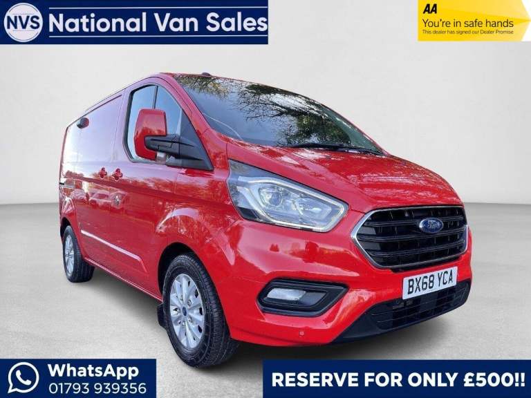 2019 Ford Transit Custom 2.0 300 EcoBlue Limited L1 H1 Euro 6 5dr PANEL VAN Diesel Manual