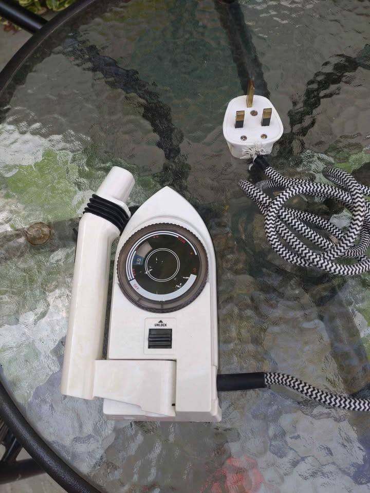 Compact Travel Iron and Jug – Good Condition