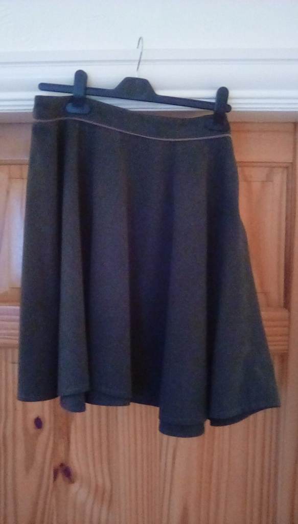 Grey M&S School Skirt