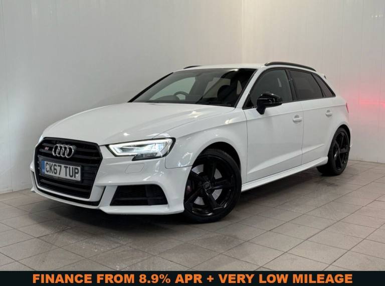 2017 Audi S3 2.0 TFSI Black Edition Sportback 5dr Petrol S Tronic quattro Euro 6 (s/s) ( Hatchbac...