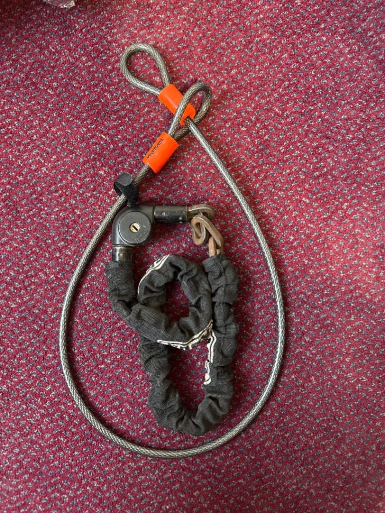 ABUS Steel Lock + Kryptonite Cable