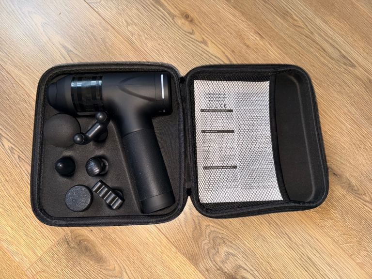 HYHKER Massage Gun with Multiple Heads and Carry Case