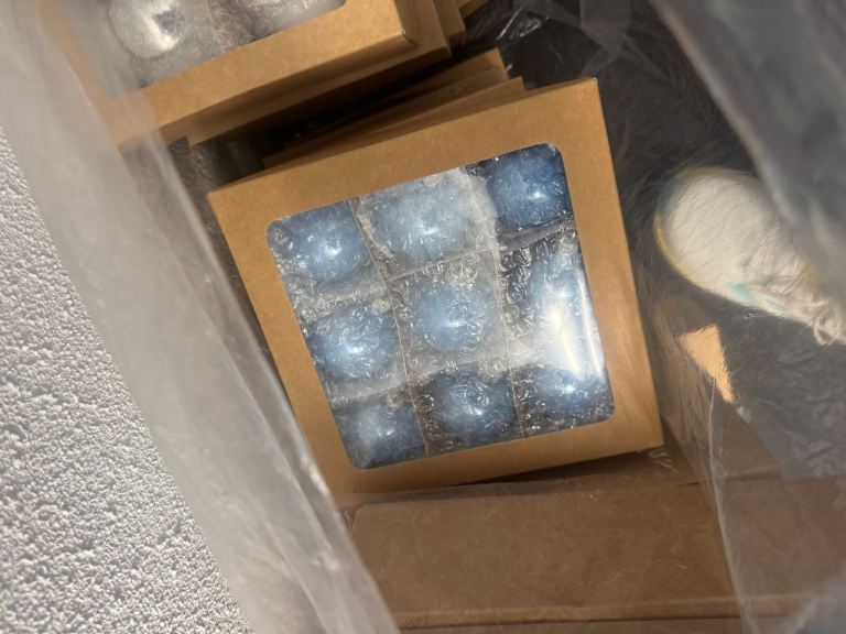 Christmas tree glass bombshell 