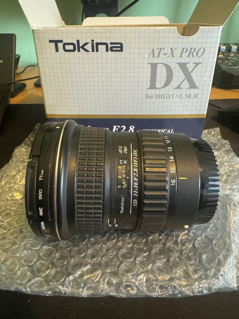Tokina 11-16mm f2.8 Aspherical AT-X 116 PRO DX Digital SLR Camera Lens for Canon