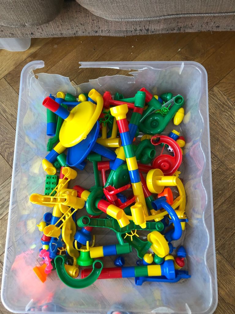 Double Marble run in new storage box.