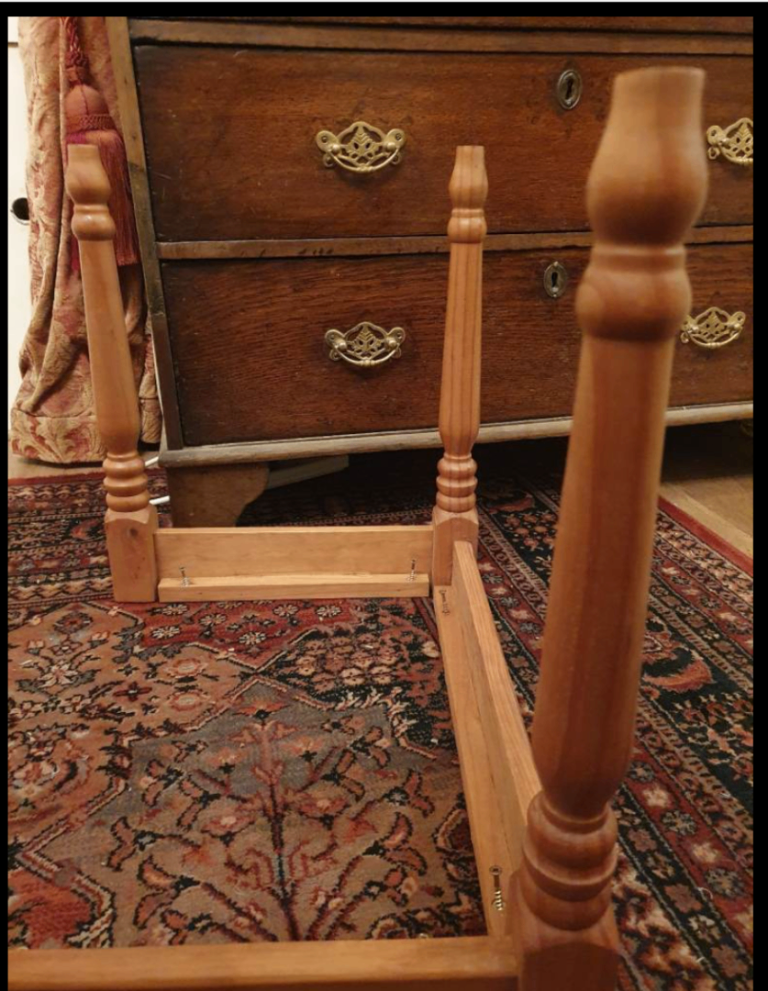 Free to collect Coffee Table FRAME & LEGs Upcycle Project Height 17in 43 cm