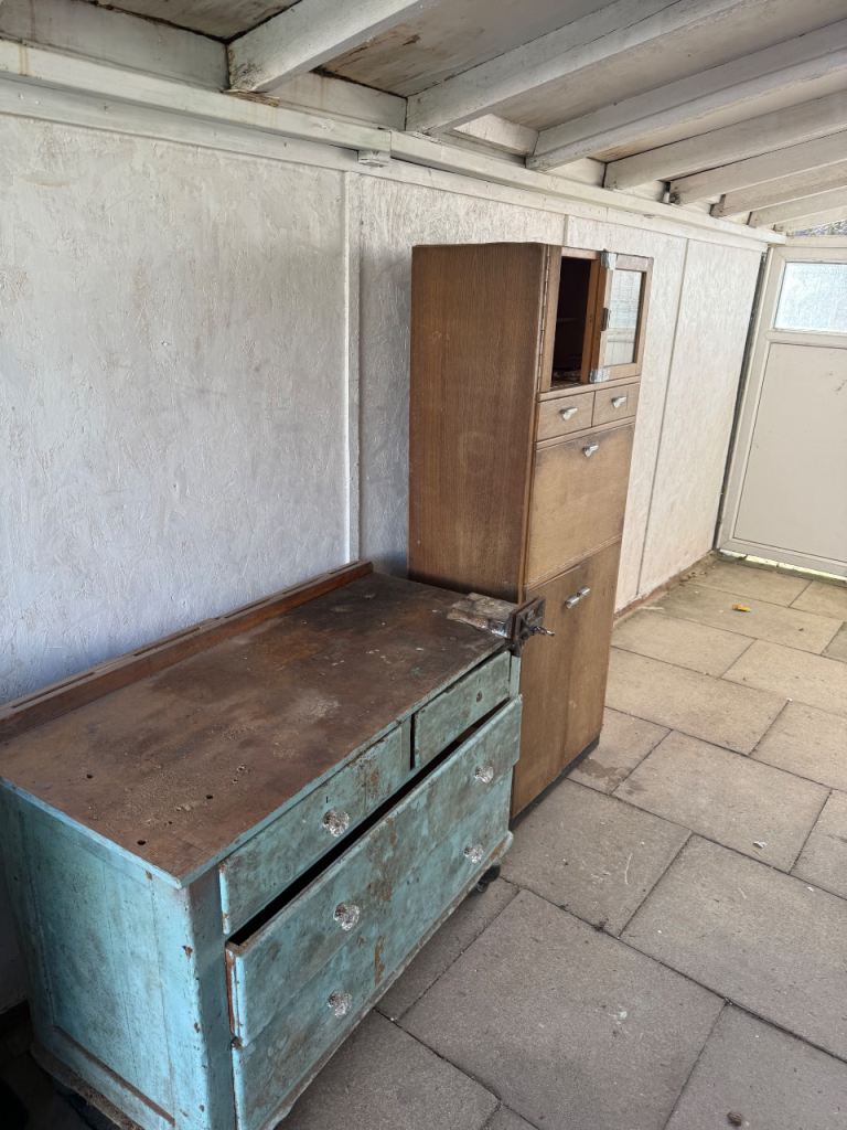 Garage real oak wood units 