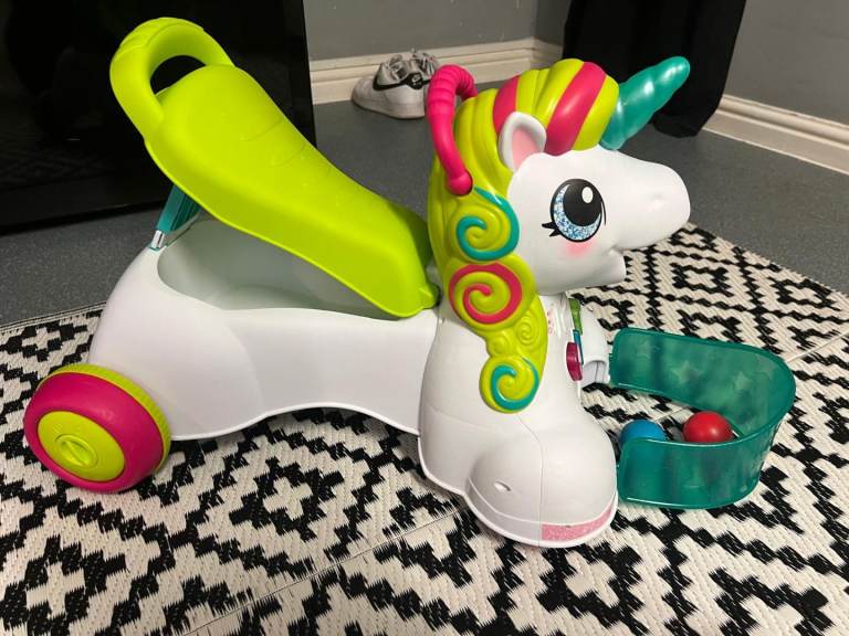 Musical unicorn ride on 