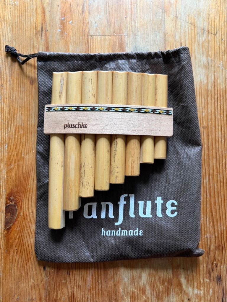 Plaschke Handmade Bamboo Pan Flute with Original Pouch