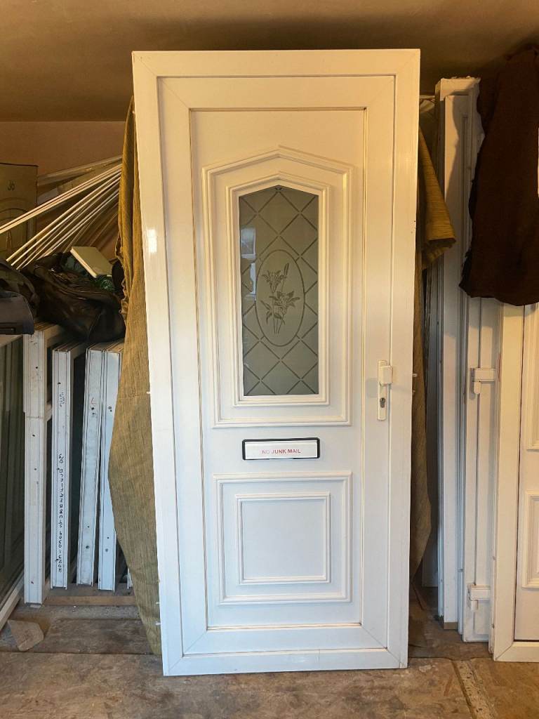 UPVC DOOR 205 x 86 cm - UPVC DOUBLE GLAZED DOOR - (REF: DX48)