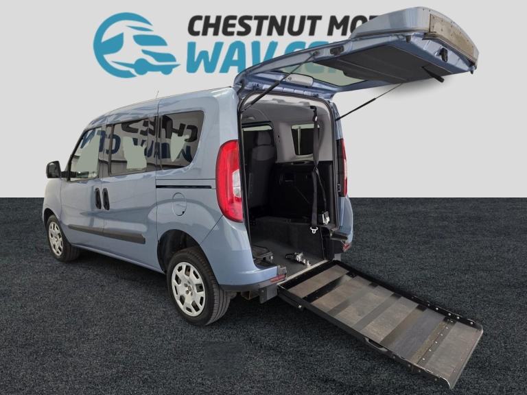 Fiat Doblo WAV Wheelchair Access 1.4 Petrol Manual 3 Seats Blue 2021 No VAT