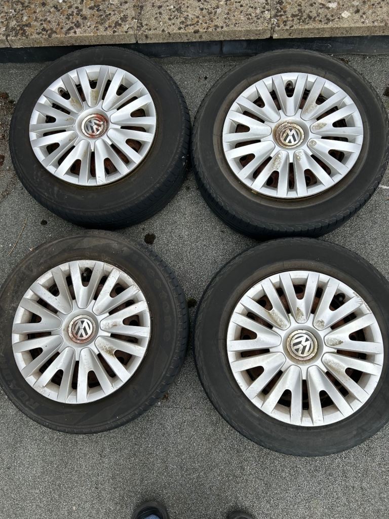 Caddy Van 15 inch steel wheels X 4