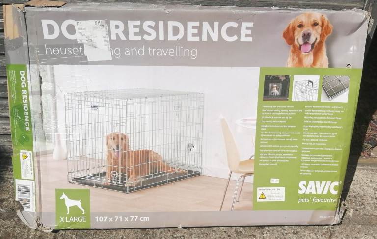 Dog Cage NEW No Text Please Coated Quality X Large Heavy Gauge Boxed 3'6 L x 2'6 H x 2'4 W Cost £110