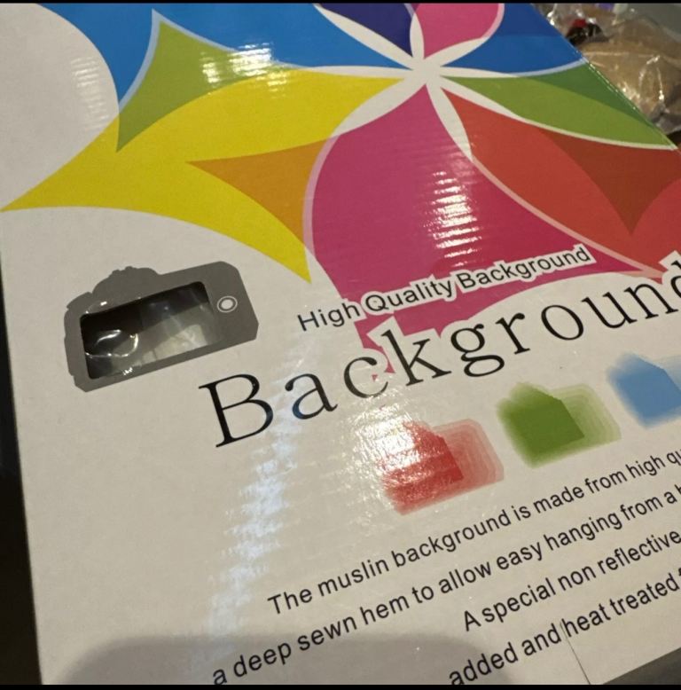 Pixapro White Studio Muslin Background 3m x 6m Photo Video Backdrop