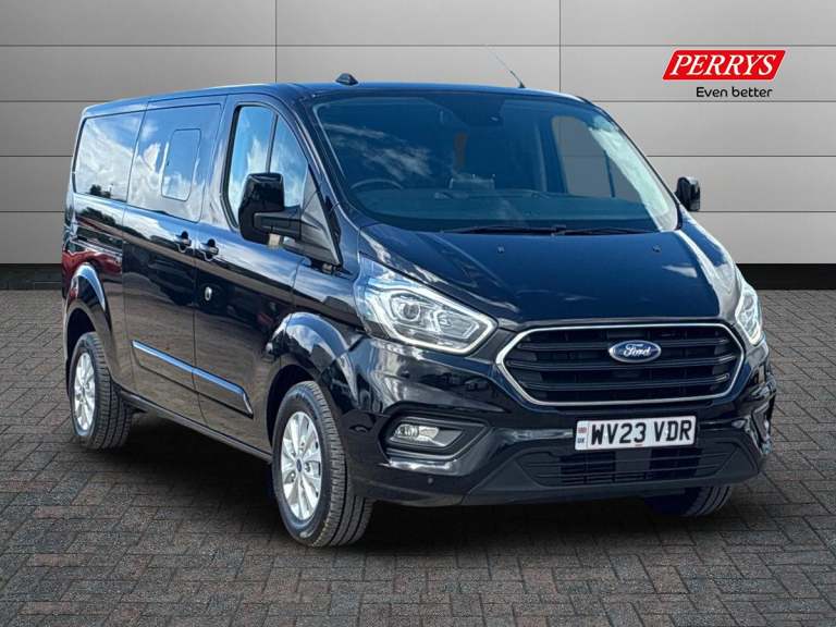 2023 Ford Transit Custom 320 2.0 EcoBlue 170ps LWB D/Cab Limited Auto Crew Bus DIESEL Automatic