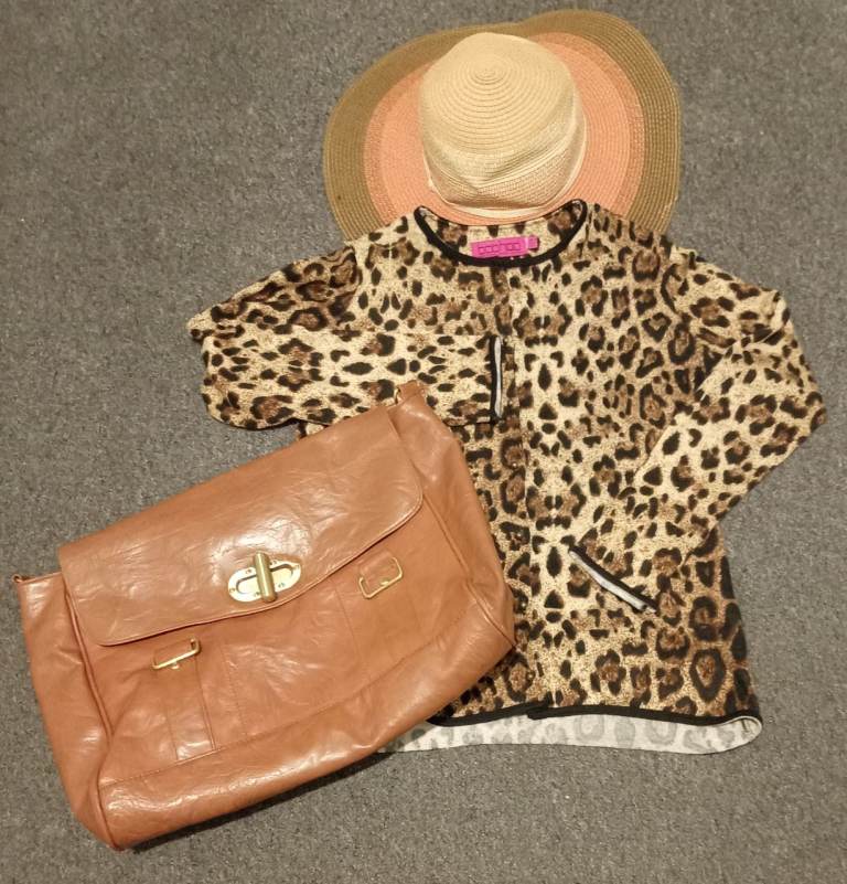 Atmosphere Straw Hat - Multicoloured Summer Style, Good Condition