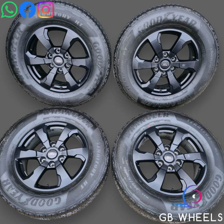 Ford Ranger Alloy Wheels Genuine 18" Goodyear N1WC-1007-E2B Wildtrak