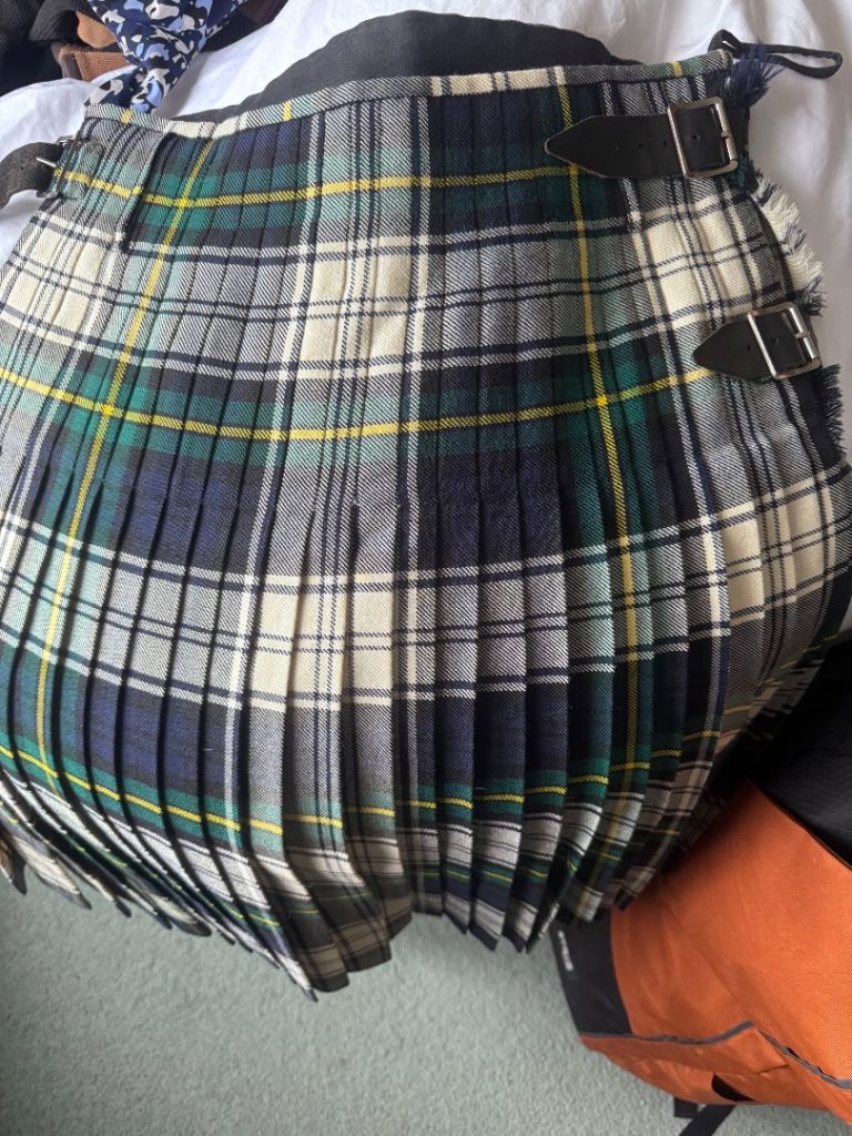 3 kilts heavy pure wool real World Cup wear