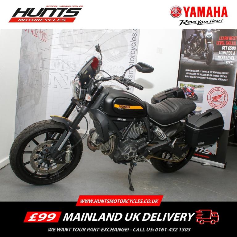 2016 '16 Ducati Scrambler Full Throttle ABS. 1 Owner. Givi Panniers. £6,495