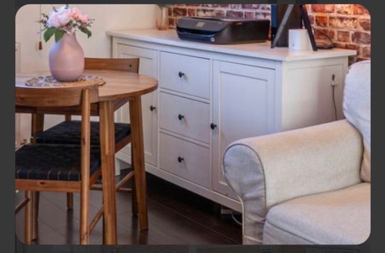 Ikea Hemnes sideboard all white