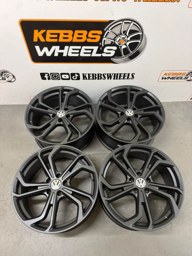 18" VW GOLF REIFNITZ STYLE ALLOY WHEELS AUDI A3 S3 VW GOLF MK5 MK6 MK7 MK7.5 MK8