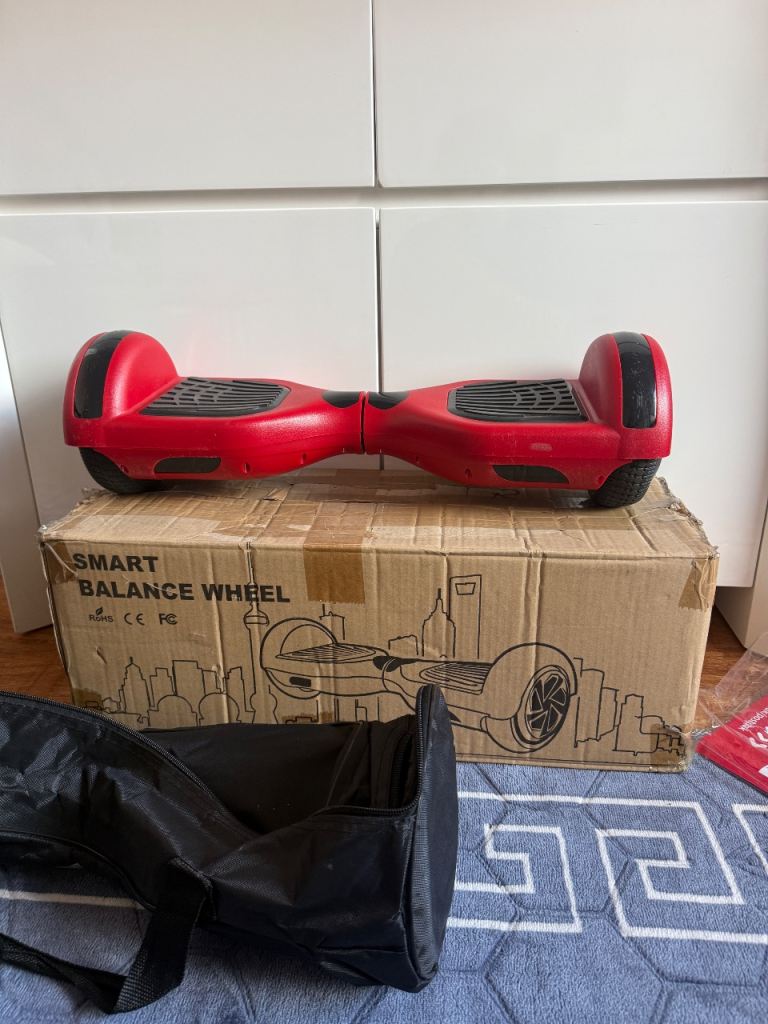 Red Smart Balance Wheel Hoverboard – Good Condition