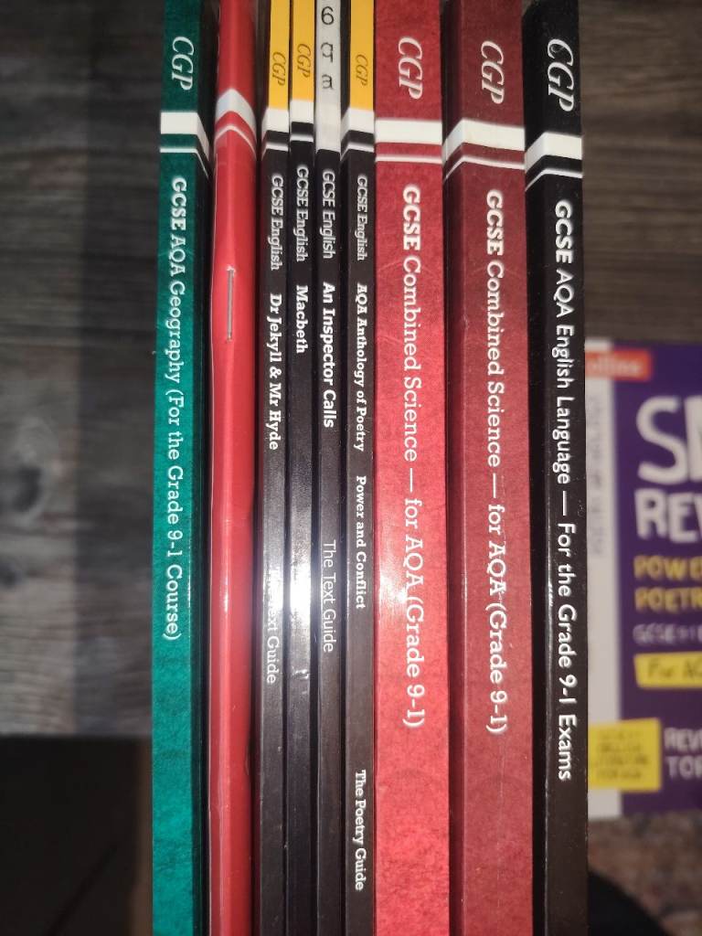 GCSE exam revision books