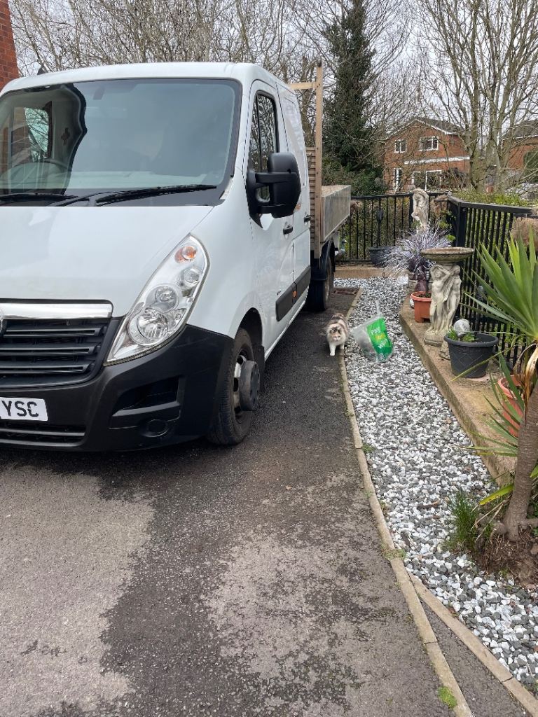 Vauxhall movano crew cab double wheel pickup 67 plate