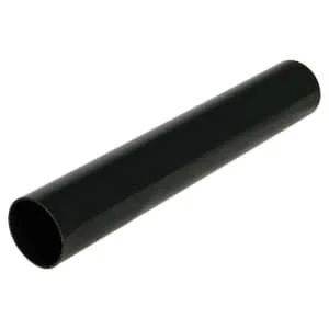 FloPlast 50mm Black MiniFlo Downpipe - 2m - Gutter