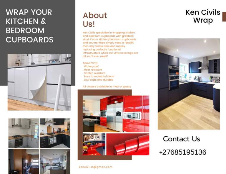 ✨ TRANSFORM YOUR KITCHEN IN A DAY – WITH VINYL WRAPPING! ✨