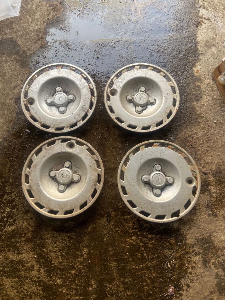 Classic Ford Fiesta 13” vintage wheel trims 1989-96 