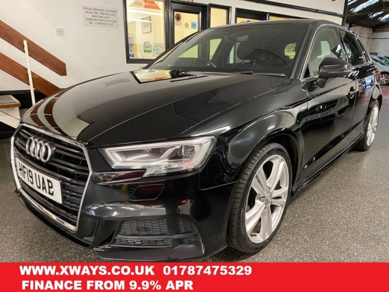 2019 19 AUDI A3 1.5 TFSI COD 35 S LINE SPORTBACK 5DR PETROL MANUAL EURO 6 (S/S) 