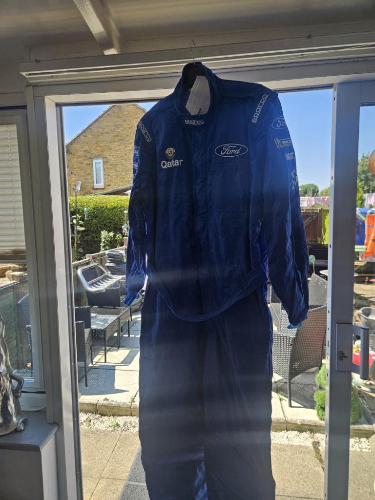 Sparco Ford Motorsport Racing Suit - Blue, Size XXL, NEW