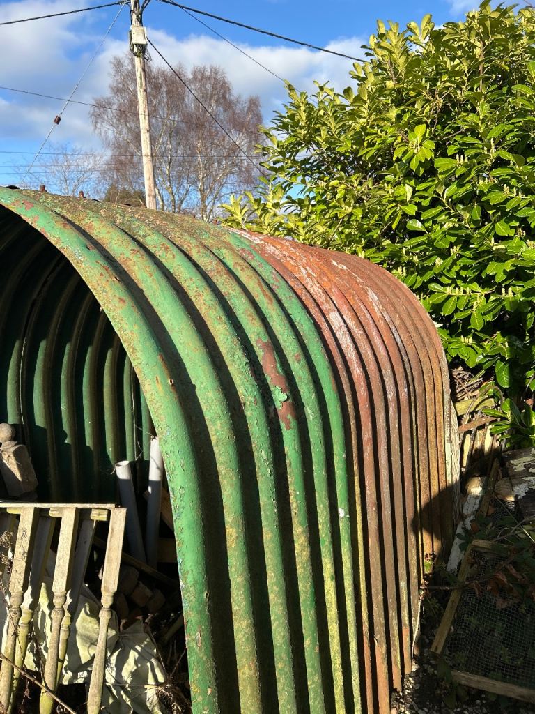 Second world war Anderson shelter
