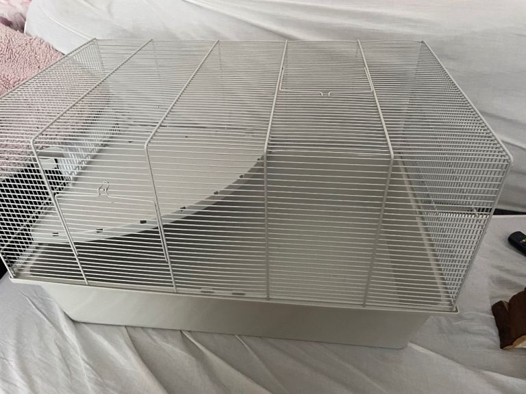 Hamster cage with accessories 