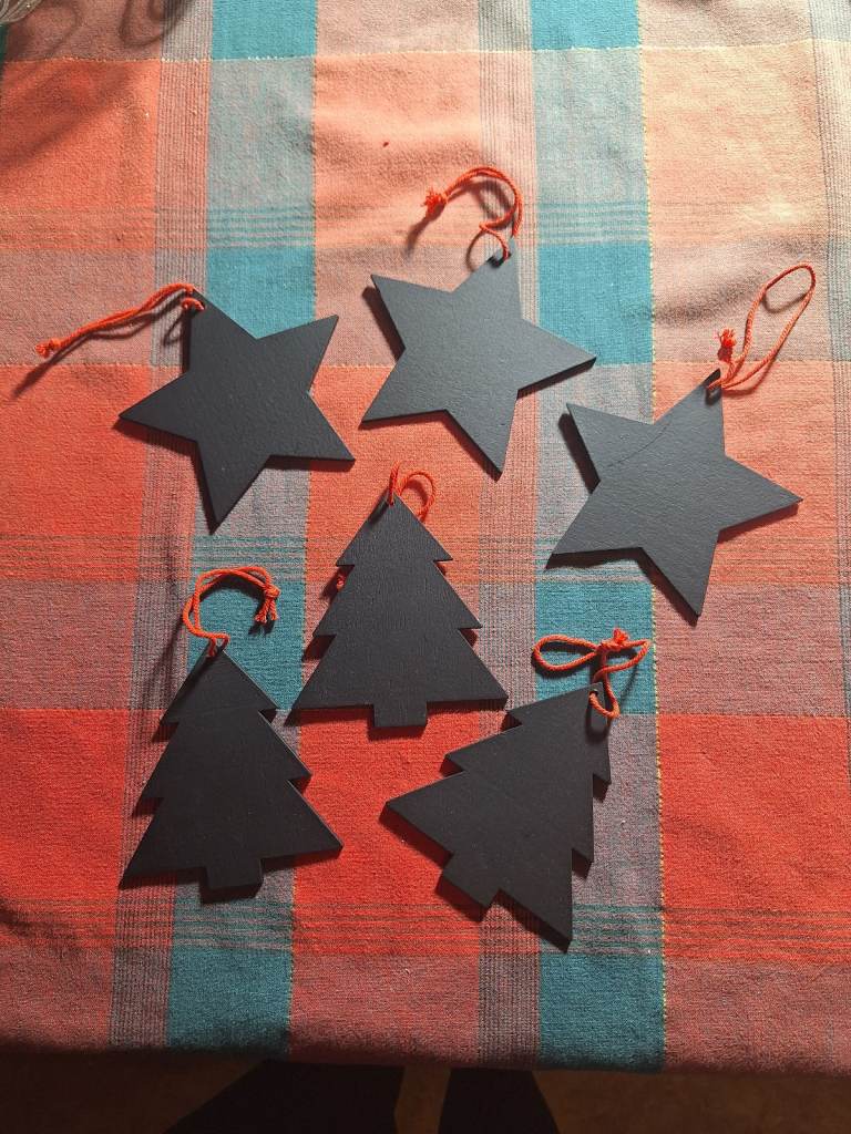 Tree & Star Decorations. 