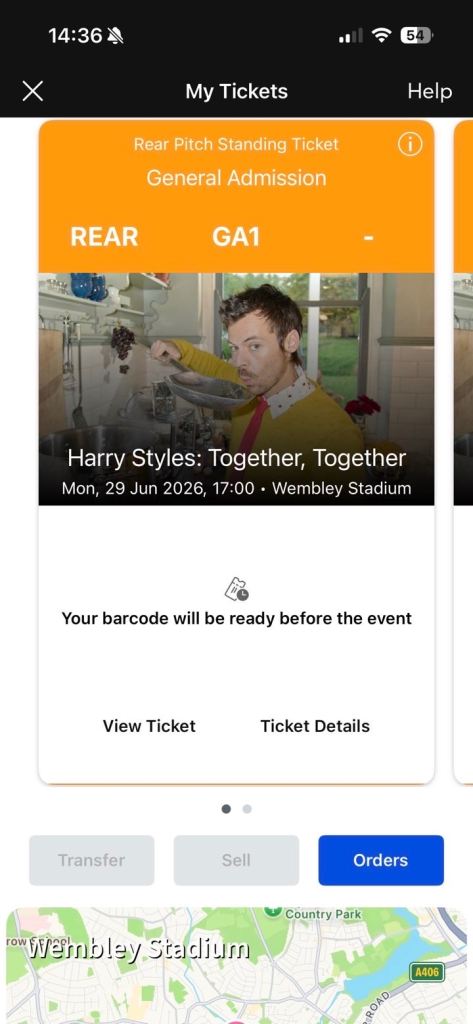 Harry styles tickets 2x