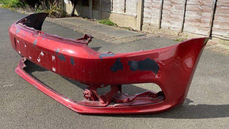2015 VW Polo front bumper red