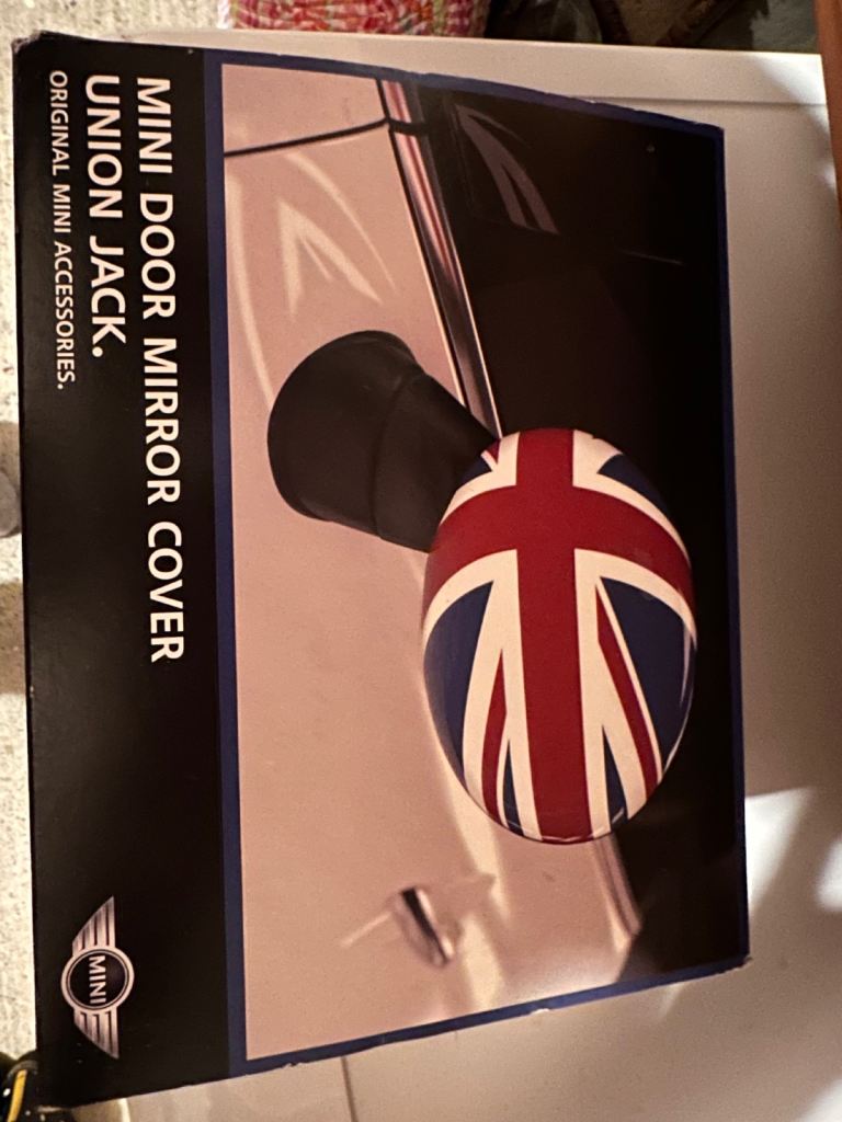 Union Jack wing mirror covers for Mini