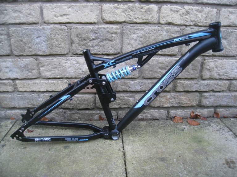 image for CROSS DXT700 XC mountain bike frame / full suspension /disc brake /adult size / aluminium 