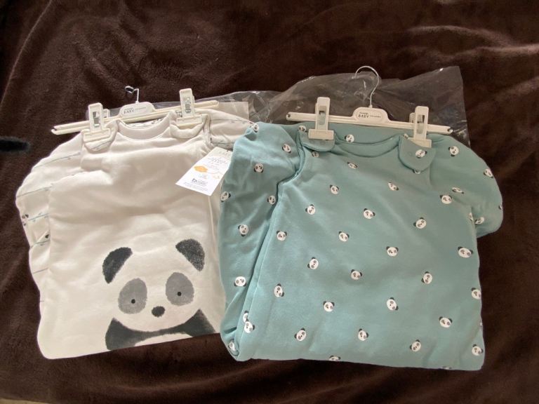 2 x Brand New BABY SLEEP BAGS - 0-6 Month