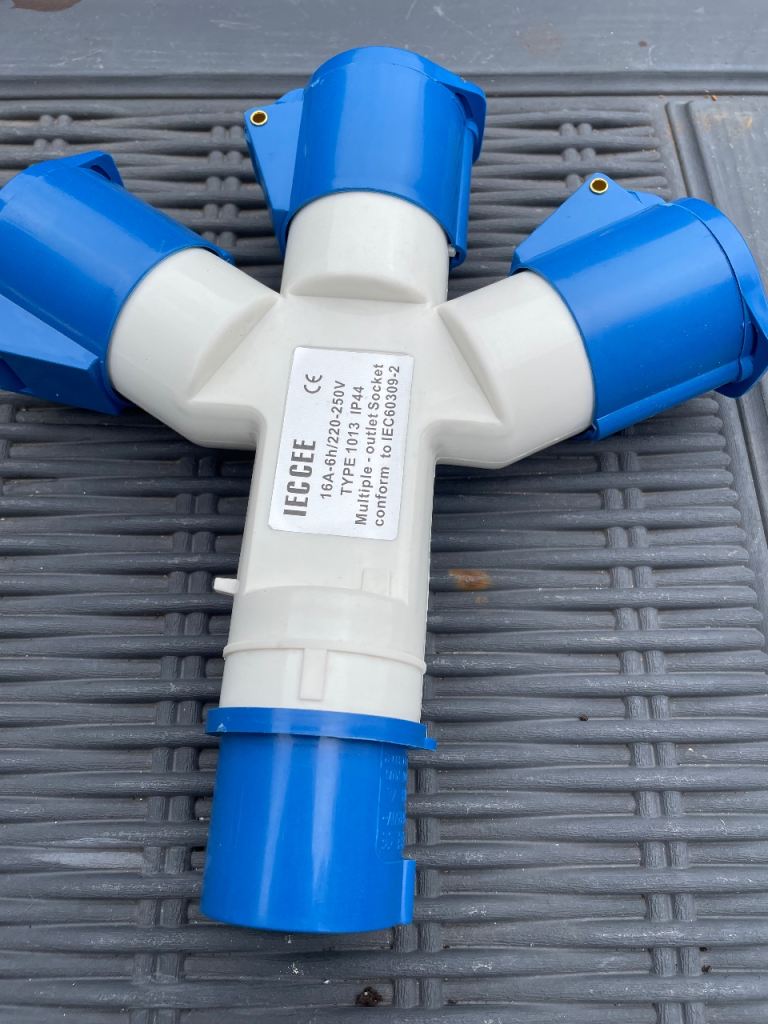 IEC CEE multiple outlet socket 